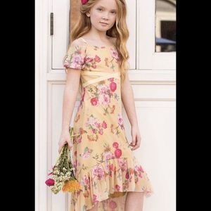 Joyfolie Floral High Low Dress Size 12, New without tags Size 12